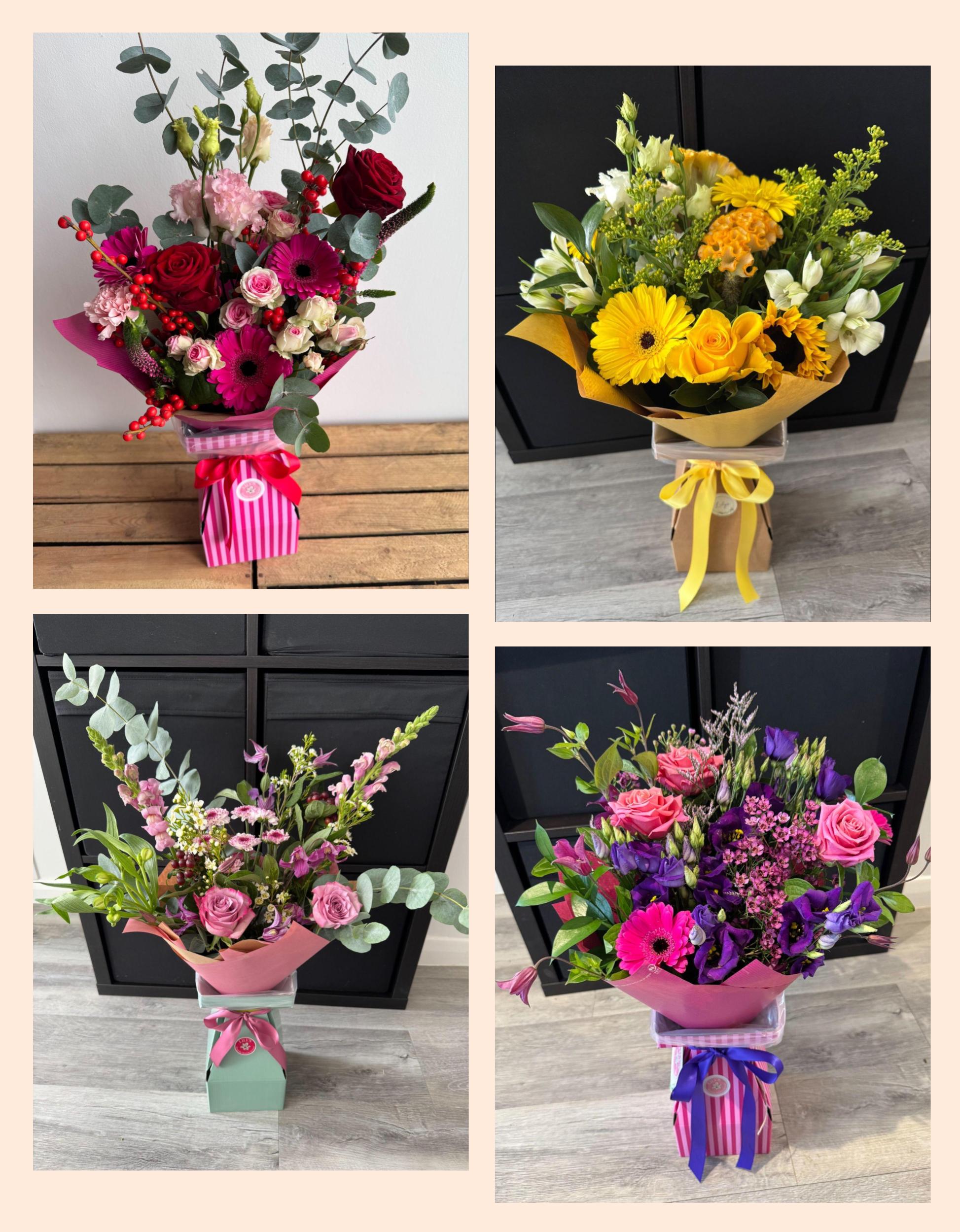 Collage of Daily Designs by Lily's Florist.